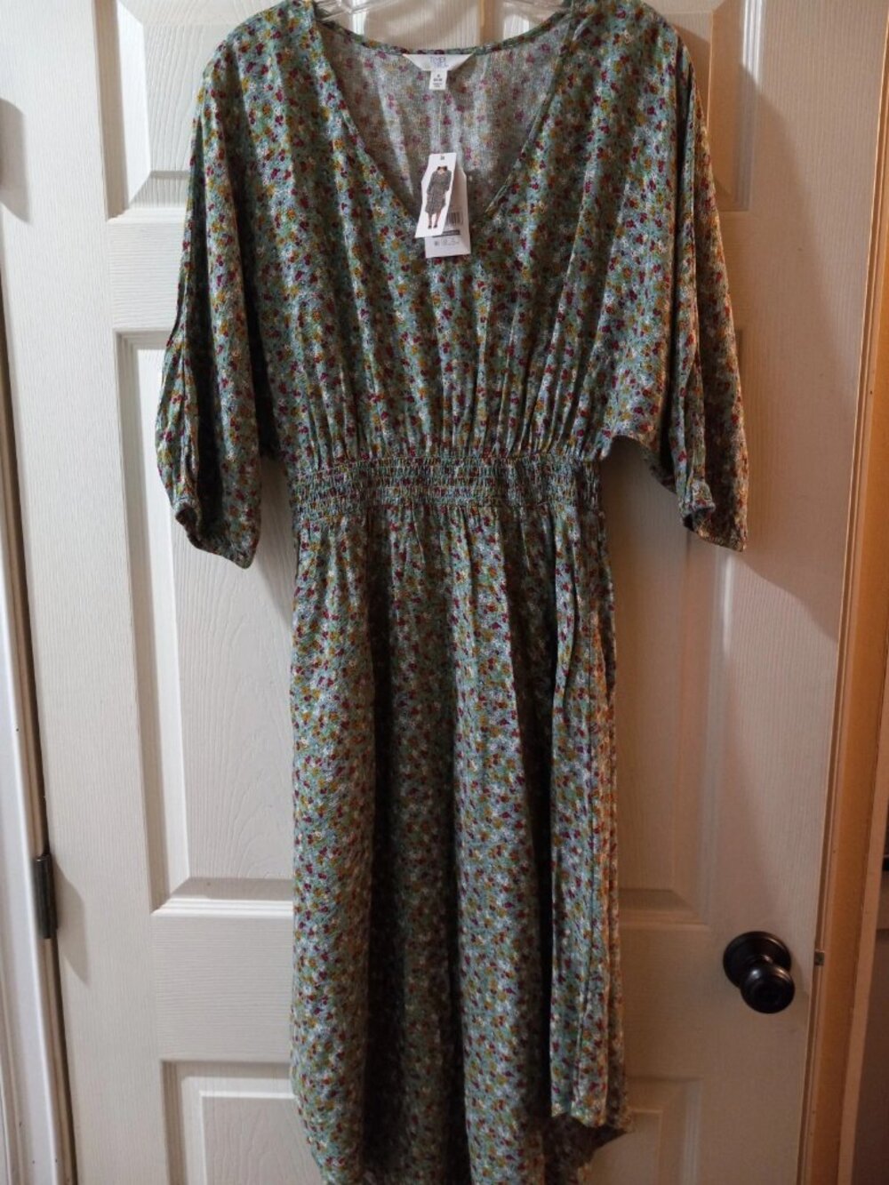 New Time & Tru Women Floral Summer Dress Size Small 4-6